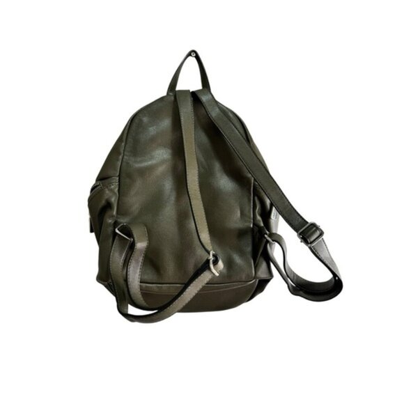 Steve Madden Faux Leather Green MIni Backpack - Picture 2 of 10